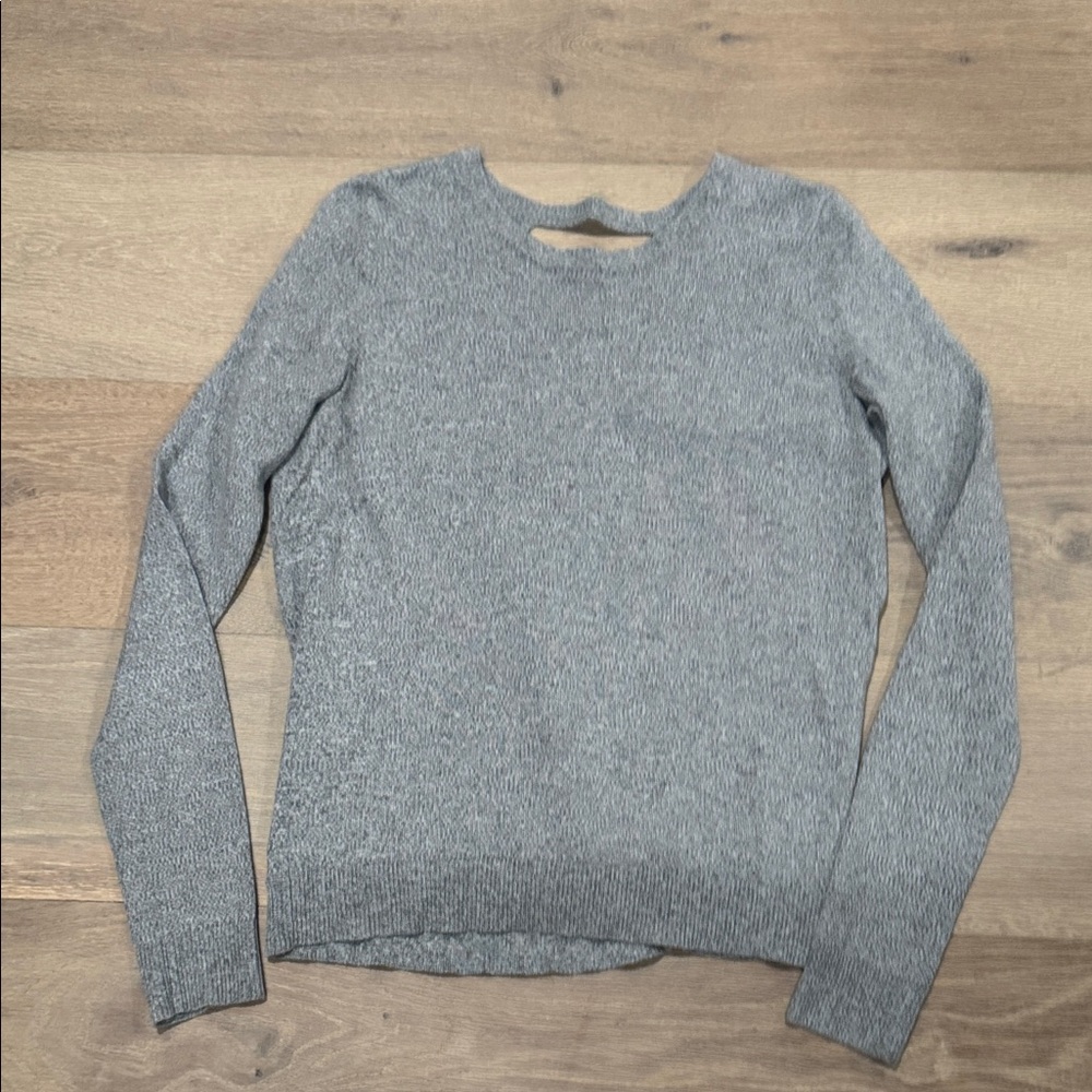 BCBGeneration Heather Gray Crew Neck Sweater